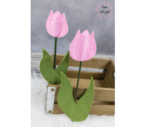 Stickdatei - ITH Tulpe Stecker